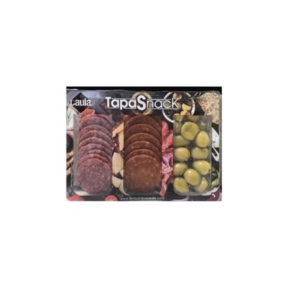Picture of CAULA TAPAS FUET PEPPERONI OLIVES 120GR